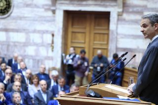 Ο Κυριάκος Μητσοτάκης στην ΚΟ της Νέας Δημοκρατίας